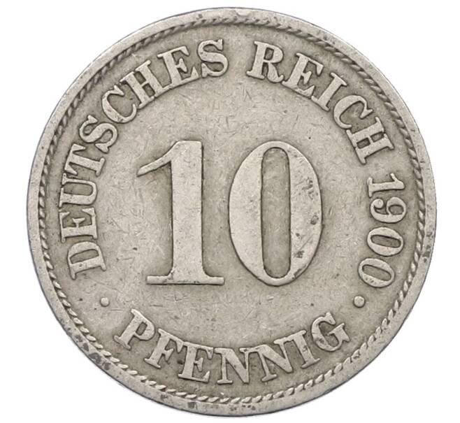 Монета 10 пфеннигов 1900 года A Германия (Артикул: M2-89377) — Фото №1