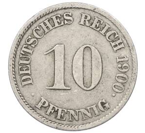 10 пфеннигов 1900 года J Германия — Фото №1