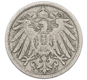 10 пфеннигов 1900 года J Германия — Фото №2