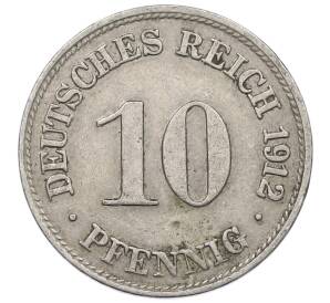 10 пфеннигов 1912 года D Германия — Фото №1