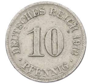 10 пфеннигов 1913 года D Германия — Фото №1