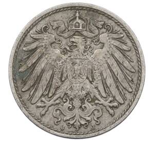 10 пфеннигов 1914 года J Германия — Фото №2