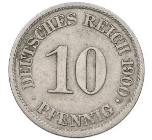 10 пфеннигов 1900 года A Германия — Фото №1