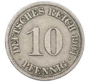 10 пфеннигов 1901 года A Германия — Фото №1