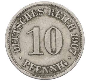 10 пфеннигов 1907 года A Германия — Фото №1