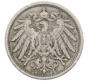 10 пфеннигов 1907 года A Германия — Фото №2