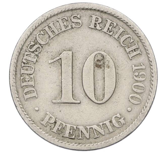 Монета 10 пфеннигов 1900 года A Германия (Артикул: M2-89405) — Фото №1