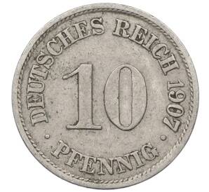 10 пфеннигов 1907 года A Германия — Фото №1