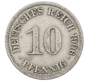 10 пфеннигов 1906 года A Германия — Фото №1
