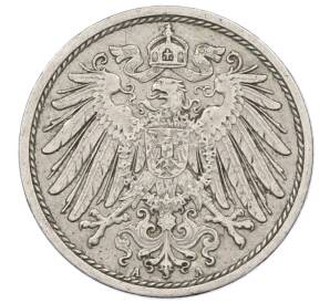 10 пфеннигов 1912 года A Германия — Фото №2