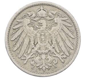 10 пфеннигов 1906 года E Германия — Фото №2