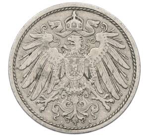 10 пфеннигов 1908 года A Германия — Фото №2