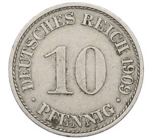 10 пфеннигов 1909 года A Германия — Фото №1