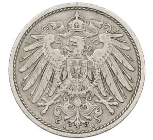 10 пфеннигов 1909 года A Германия — Фото №2