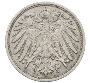 10 пфеннигов 1911 года D Германия — Фото №2