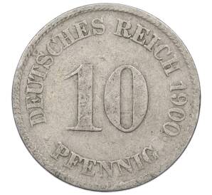 10 пфеннигов 1900 года J Германия — Фото №1