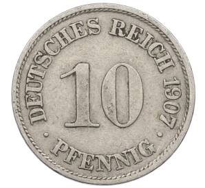 10 пфеннигов 1907 года A Германия — Фото №1