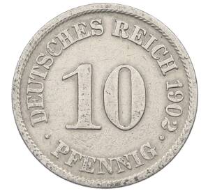 10 пфеннигов 1902 года A Германия — Фото №1