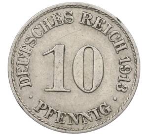 10 пфеннигов 1913 года A Германия — Фото №1