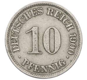 10 пфеннигов 1900 года A Германия — Фото №1