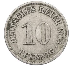 10 пфеннигов 1904 года A Германия — Фото №1
