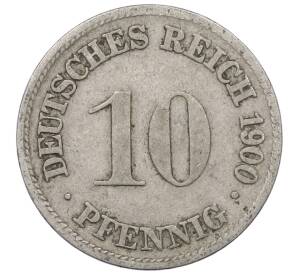 10 пфеннигов 1900 года D Германия — Фото №1