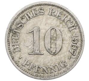 10 пфеннигов 1907 года A Германия — Фото №1
