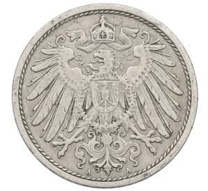 10 пфеннигов 1908 года A Германия — Фото №2