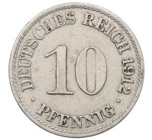 10 пфеннигов 1912 года A Германия — Фото №1