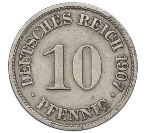 10 пфеннигов 1907 года A Германия — Фото №1