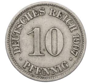 10 пфеннигов 1907 года A Германия — Фото №1