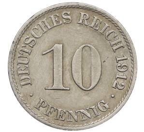 10 пфеннигов 1912 года A Германия — Фото №1