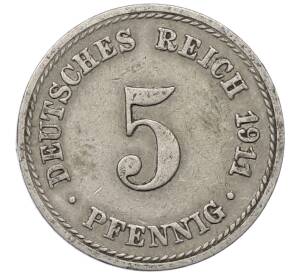 5 пфеннигов 1911 года A Германия — Фото №1