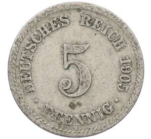5 пфеннигов 1905 года A Германия — Фото №1