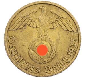 10 рейхспфеннигов 1937 года J Германия — Фото №1