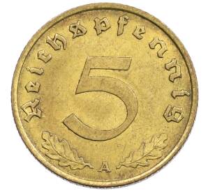 5 рейхспфеннигов 1938 года А Германия — Фото №2