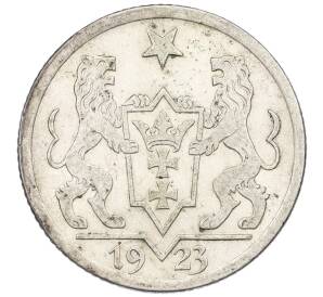 1 гульден 1923 года Данциг — Фото №2