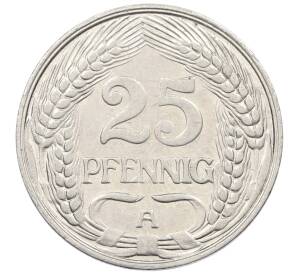 25 пфеннигов 1911 года А Германия — Фото №2