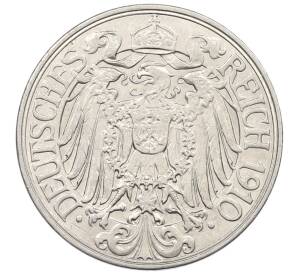 25 пфеннигов 1910 года А Германия — Фото №1