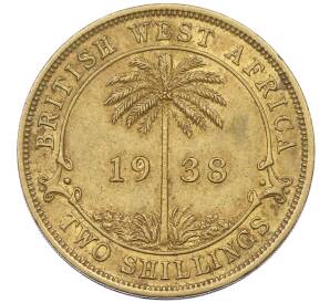 2 шиллинга 1938 года KN Британская Западная Африка — Фото №1