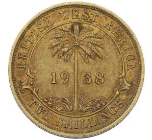 2 шиллинга 1938 года Н Британская Западная Африка