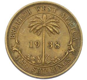 2 шиллинга 1938 года Н Британская Западная Африка
