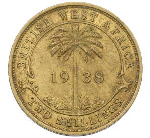 2 шиллинга 1938 года Н Британская Западная Африка