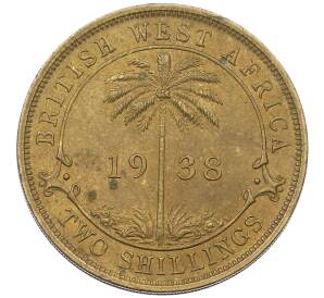 2 шиллинга 1938 года Н Британская Западная Африка