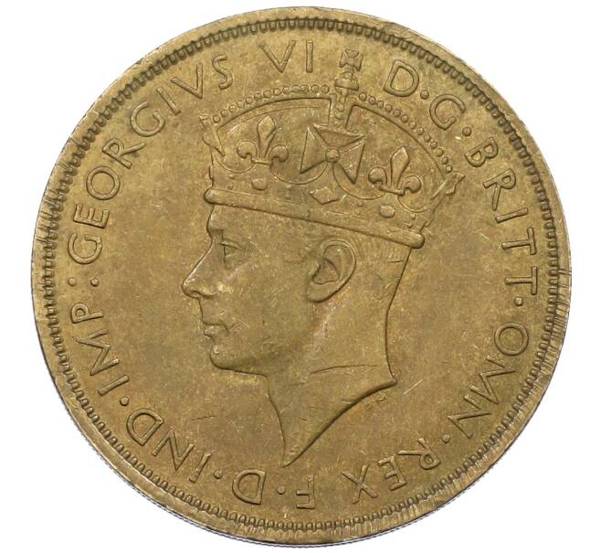 Монета 2 шиллинга 1938 года Н Британская Западная Африка (Артикул: K12-65917) — Фото №2