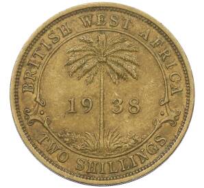 2 шиллинга 1938 года Н Британская Западная Африка