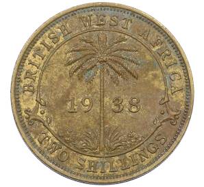 2 шиллинга 1938 года KN Британская Западная Африка — Фото №1