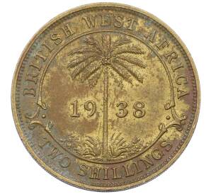 2 шиллинга 1938 года KN Британская Западная Африка — Фото №1