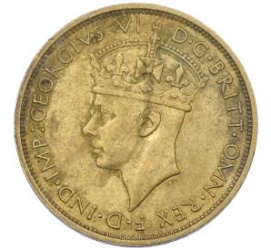 2 шиллинга 1939 года KN Британская Западная Африка