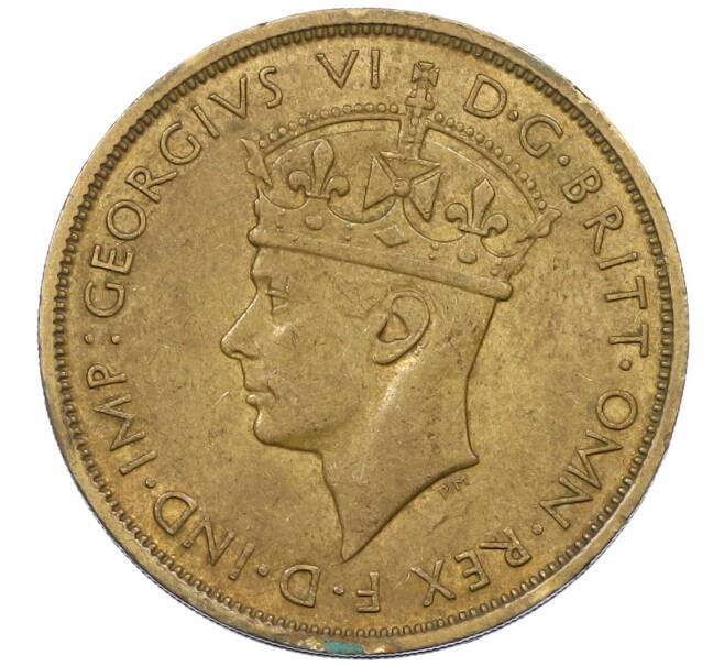 Монета 2 шиллинга 1942 года KN Британская Западная Африка (Артикул: K12-65929) — Фото №2